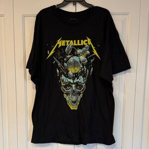 Black Metallica T From 2025 concert in Philly. 2X
